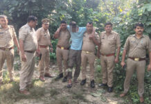 मुजफ्फरनगर में पुलिस मुठभेड़, 25 हजार का इनामी बदमाश गोली लगने से घायल, गिरफ्तार