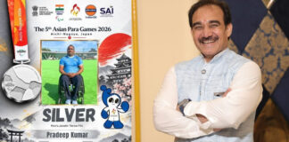 जापान में गाजियाबाद के प्रदीप कुमार का दमदार प्रदर्शन, भाला फेंक में जीता रजत पदक