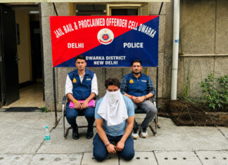 अदालत से भाग रहा था कानून का शिकंजा, द्वारका पुलिस ने घोषित भगोड़े को दबोचा