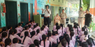 पुलिस अधीक्षक श्रीमती निकिता खट्टर, आईपीएस ने मुख्य अतिथि के रूप में की शिरकत, विद्यार्थियों को सुरक्षित, अनुशासित एवं नशामुक्त जीवन का दिया संदेश