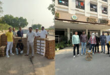 रोहिणी पुलिस का ‘ऑपरेशन प्रहार’: अवैध शराब के कारोबार पर करारा वार, 3,650 पव्वे बरामद