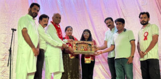 रामलीला मंचन में सीता स्वयंवर का सीन दर्शाया गया, परशुराम और लक्ष्मण के संवाद को दर्शकों ने भरपूर सराहा
