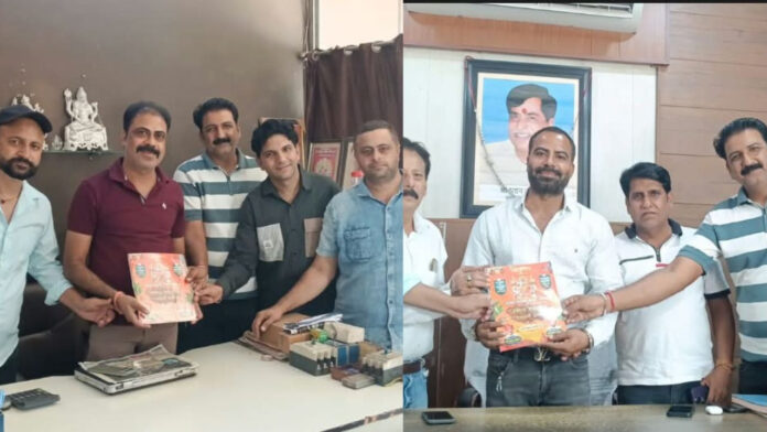 शक्ति नाटक क्लब रतिया की भव्य रामलीला, विन्नी वधवा एवं अंशु वधवा को सौंपा निमंत्रण पत्र