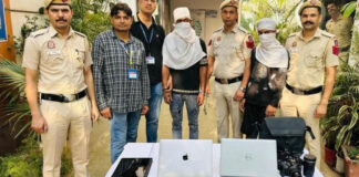 आनंद विहार रेलवे स्टेशन पुलिस की बड़ी कामयाबी, दो आरोपी गिरफ्तार, दो लैपटॉप, एक एप्पल आईपैड और कैनन कैमरा बरामद