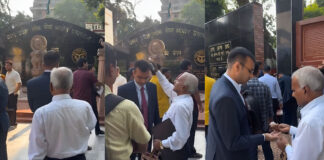 UPPSC इंटरव्यू देने पहुंचे बेटे का पिता ने ठीक किया कोट, संवारे बाल और फिर खिलाया खाना, वीडियो देख भावुक हुए लोग