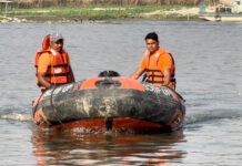 कार्तिक मास में यमुना की निगरानी करेगी एसडीआरएफ, केशीघाट पर बनाई अस्थायी चौकी